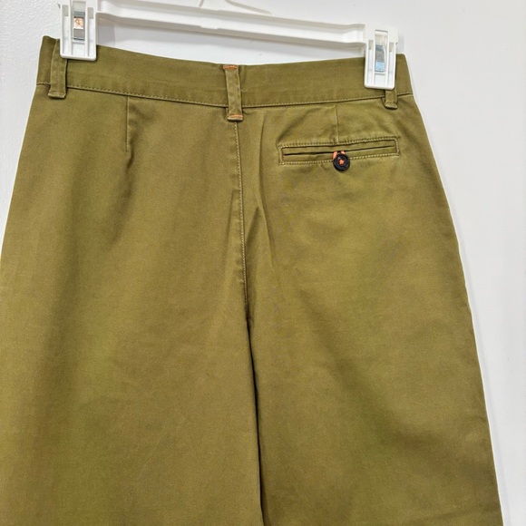 Mini Boden Kids' Wide Leg Chinos Green Olive Adjustable Waist Boys Size 10 - Picture 4 of 6